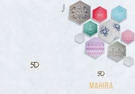 5d designer mahira series 21991-21998 georgette jacquard border saree