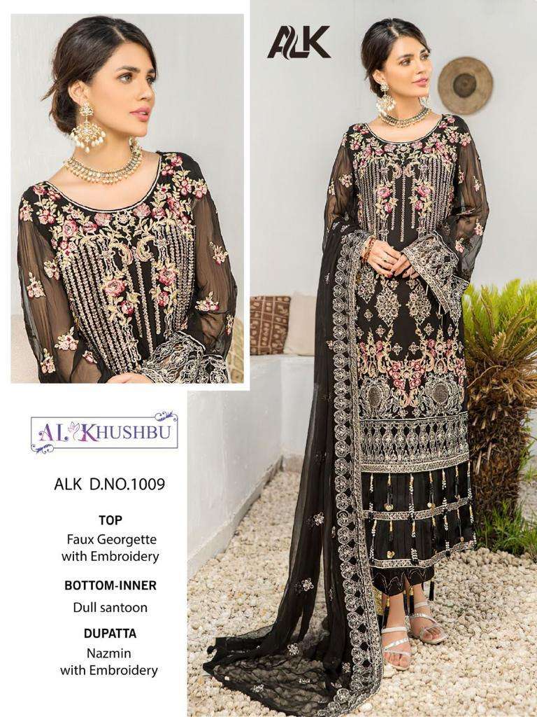 AL KHUSHBH ALK 1009 DESIGNER GEORGETTE SUIT 