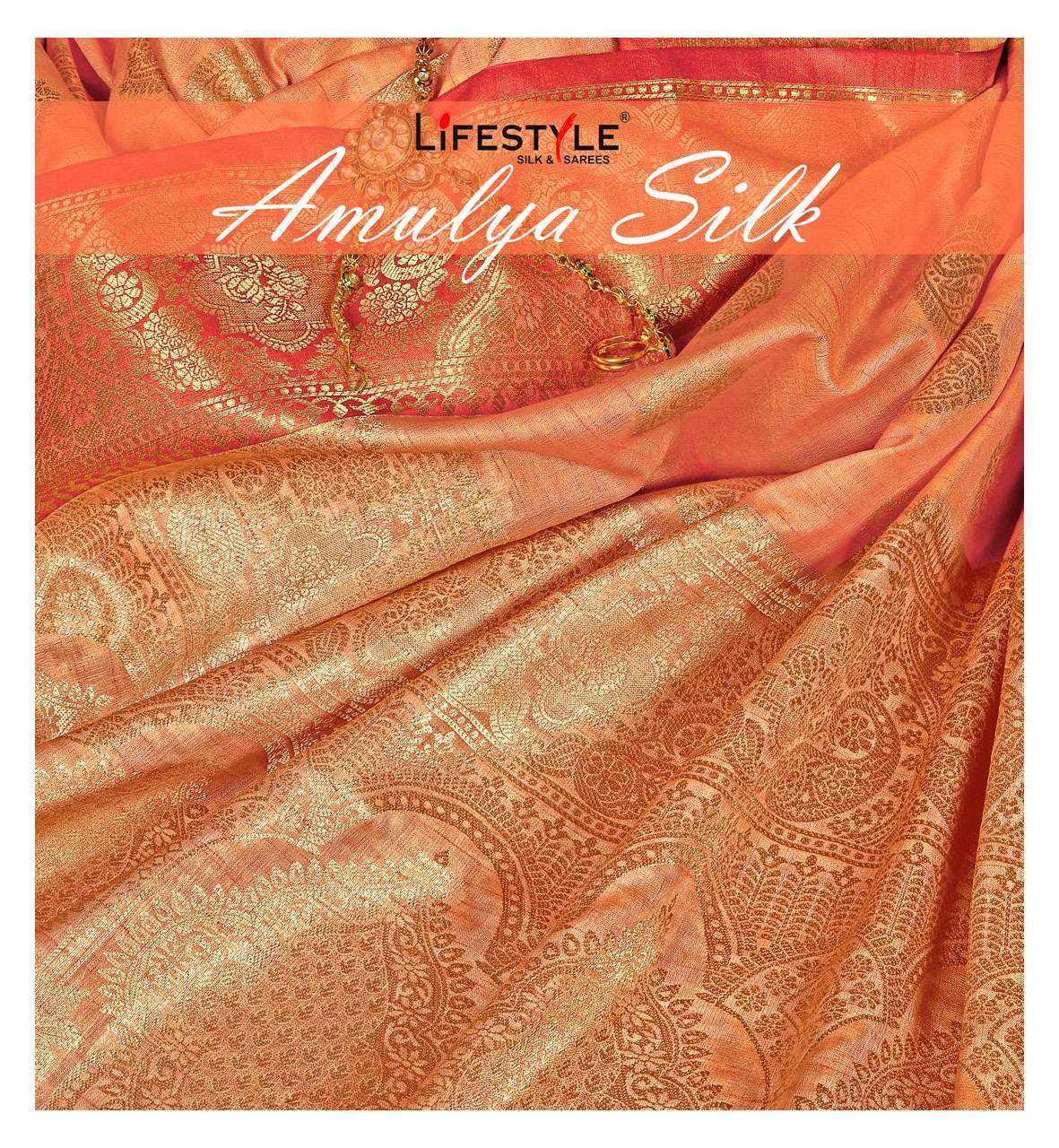  AMULYA SILK VOL 1 BY LIFESTYLE KATAN SILK TRADITIONAL WEAR SAREE