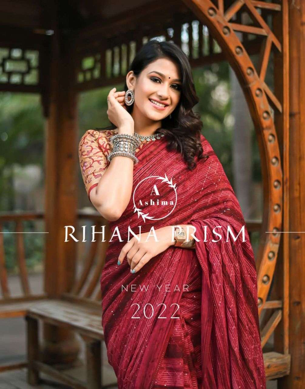 ashima rihana series 101-108 Georgette with sequence embroidery saree