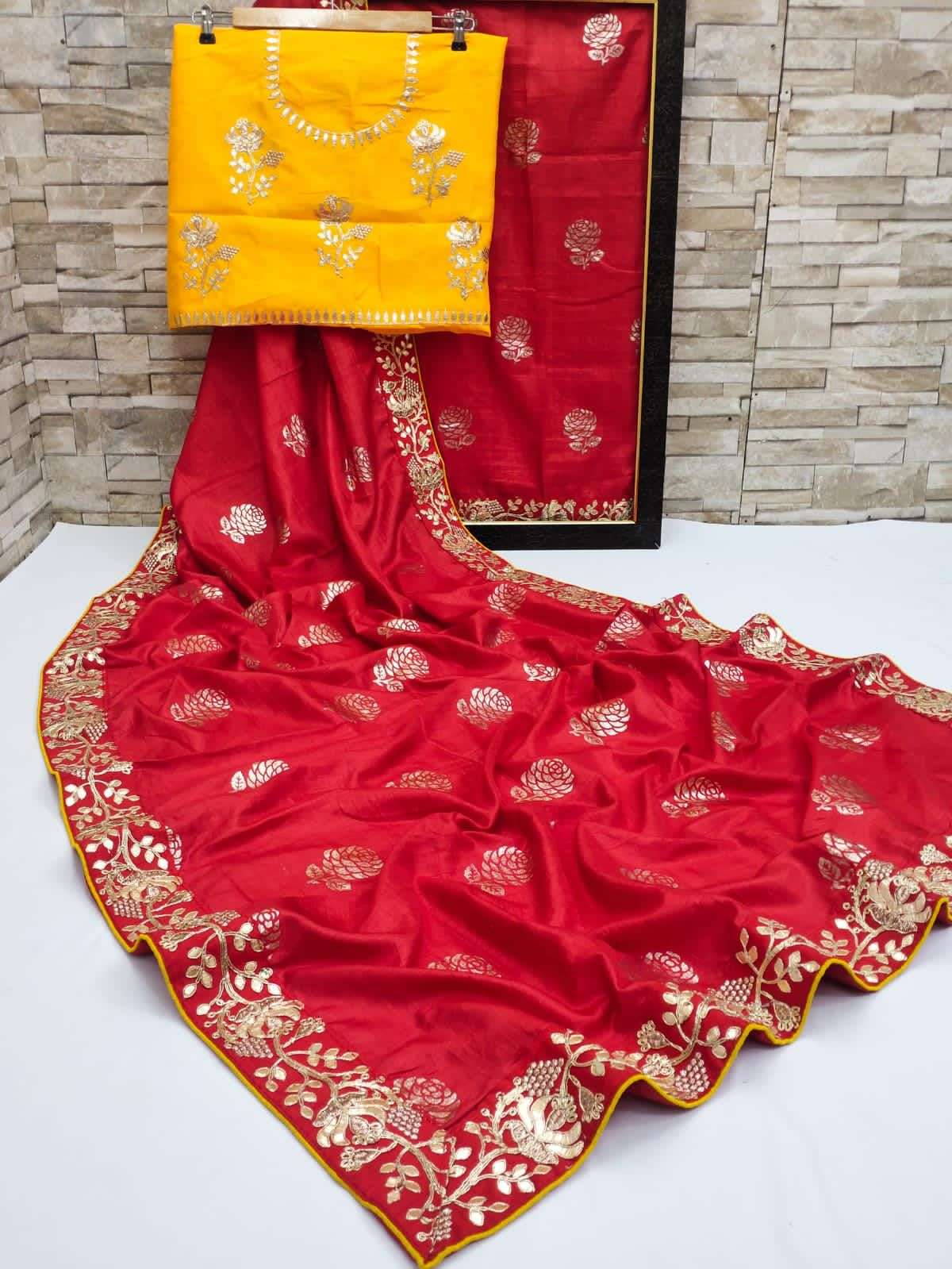 BT-18 DAMINI DESIGNER PURE DOLA SILK SAREE 