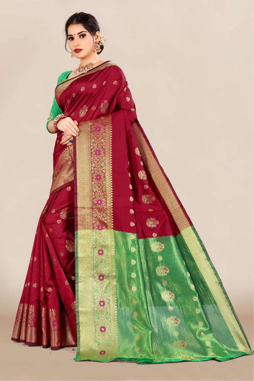 Cristina vol 3 Soft Maithili Silk sarees manufacturer
