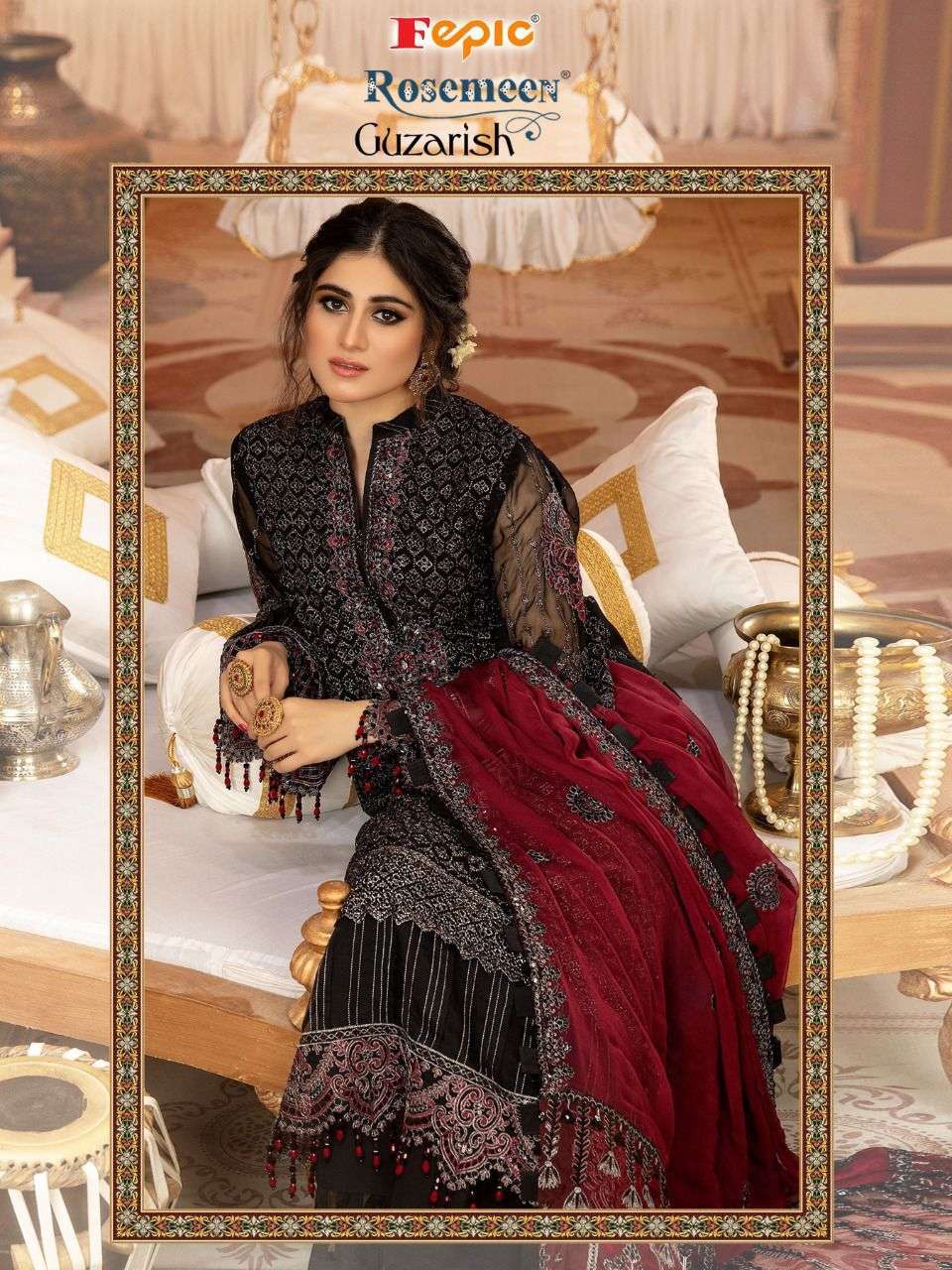 FEPIC GUZARISH VOL 2 GEORGETTE HEAVY EMBROIDERY PAKISTANI SUITS