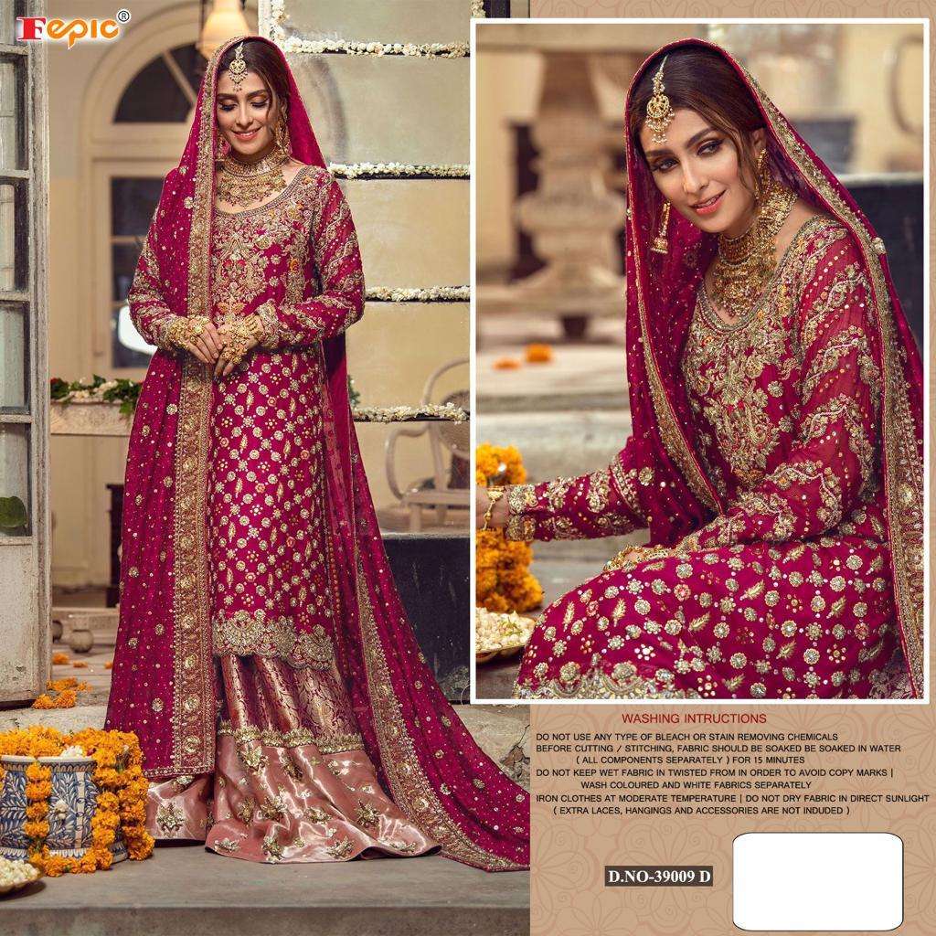 FEPIC ROSEMEEN 39009 D DESIGNER GEORGETTE SUIT