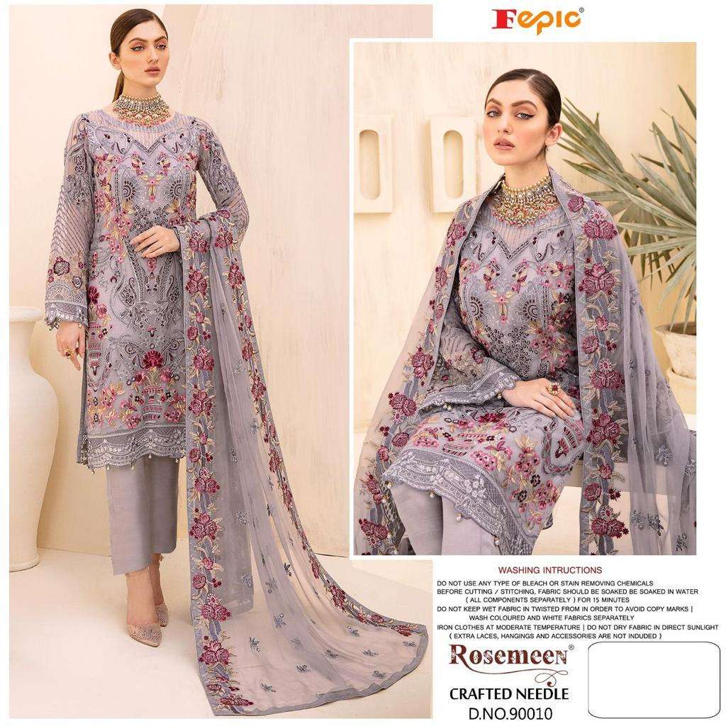 FEPIC ROSEMEEN 90010 DESIGNER GEORGETTE SUIT 