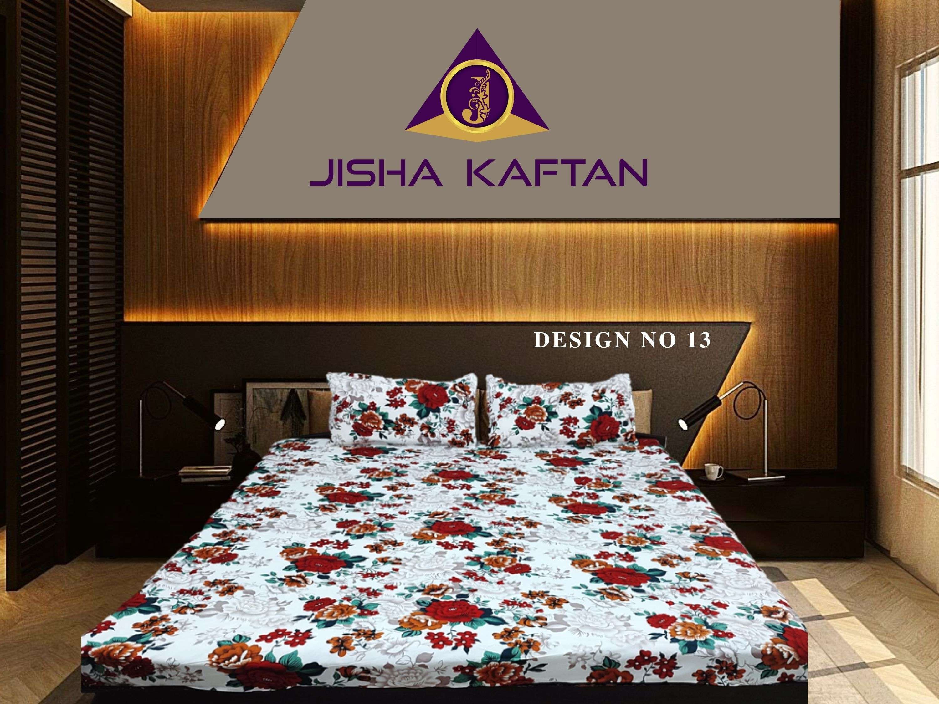 Jisha Kaftan Double bed sheet Vol-3 Microfiber Premium Bedsheets