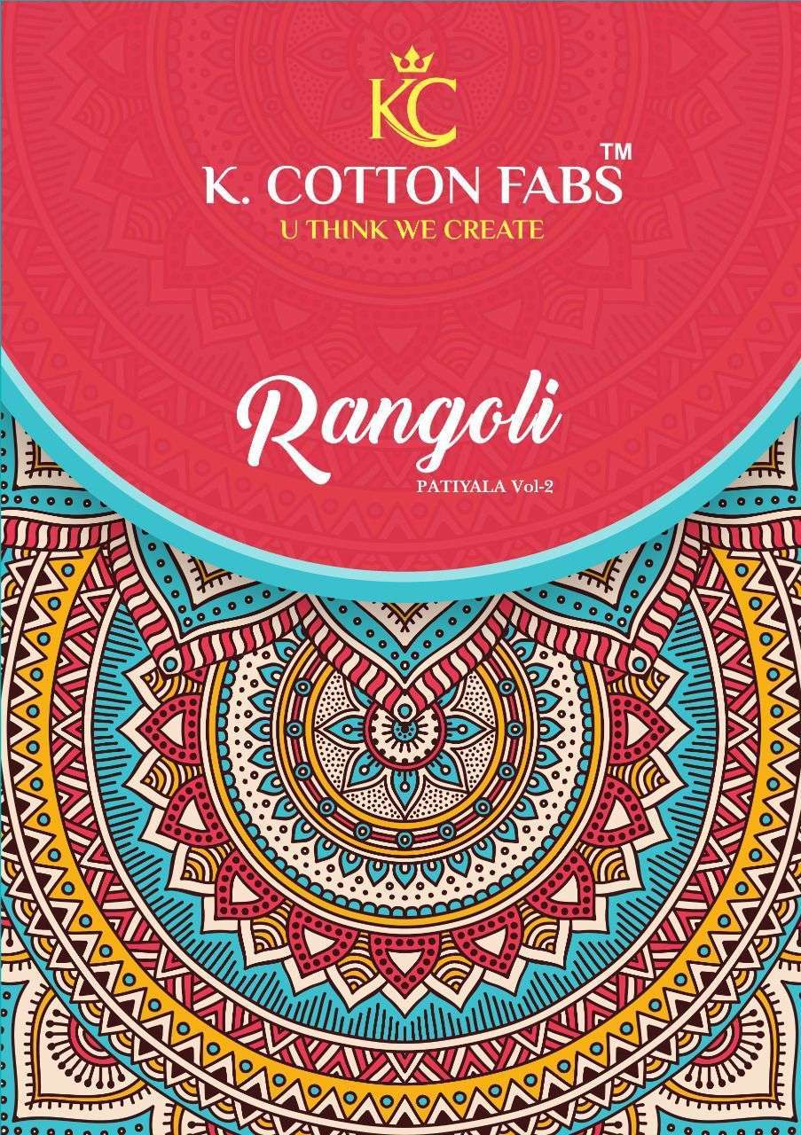 K.cotton fabs rangoli patiyala vol-2 series 2001-2012 cotton suit 