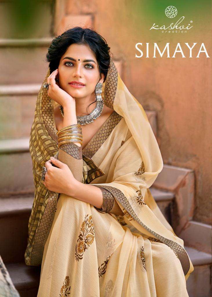 kashvi creation simaya series 60001-60010 Chiffon saree