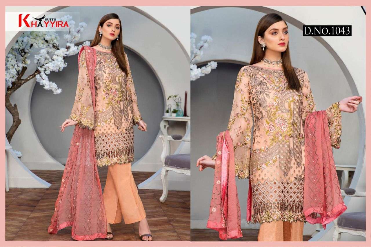 KHAYYIRA SUITS HIT DESIGNS DESIGNER FANCY SUIT 