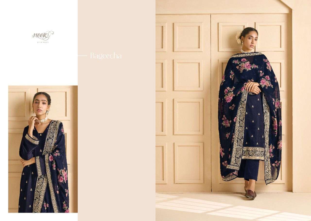 KIMORA PRESENT BAGEECHA RUSSIAN SILK EXCLUSIVE FANCY SUITS