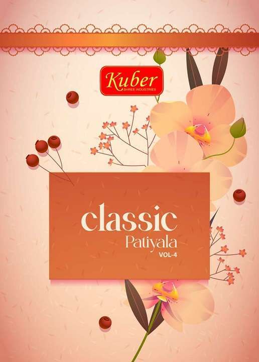 Kuber Classic Patiyala Vol-4 Series 405-416 Pure Cotton readymade Suit