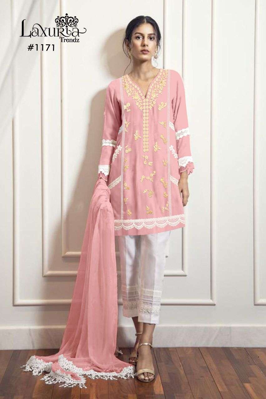 LAXURIA TRENDZ 1171 DESIGNER FAUX GEORGETTE SUIT