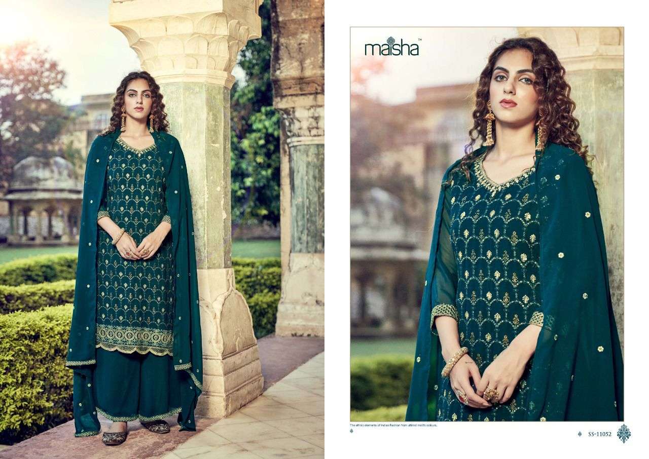 MAISHA KORAA DESIGNER PURE GEORGETTE SUIT 