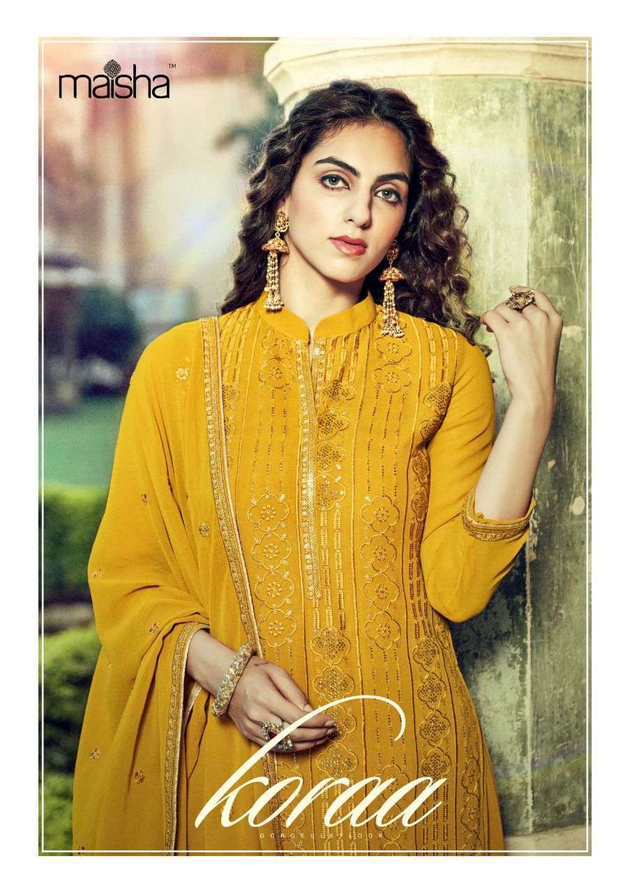 MAISHA KORAA DESIGNER PURE GEORGETTE SUITS 