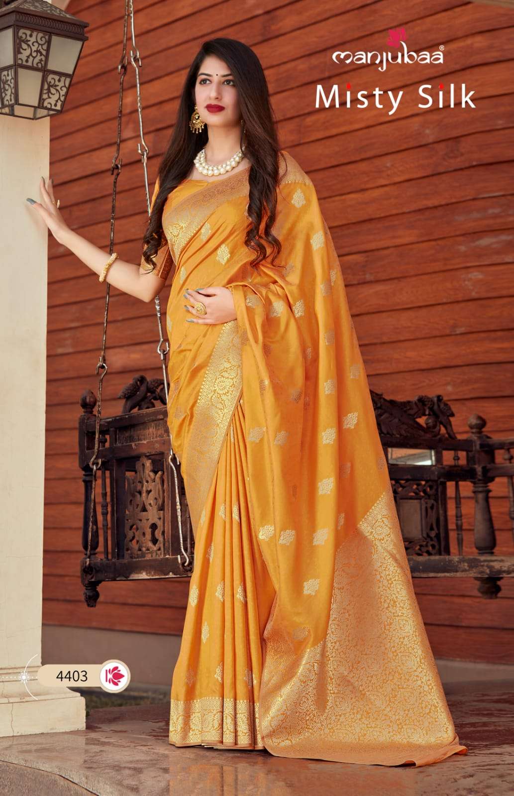 MANJUBAA CLOTHING MISTY SILK DESIGNER SOFT SILK WEAVING SAREE 