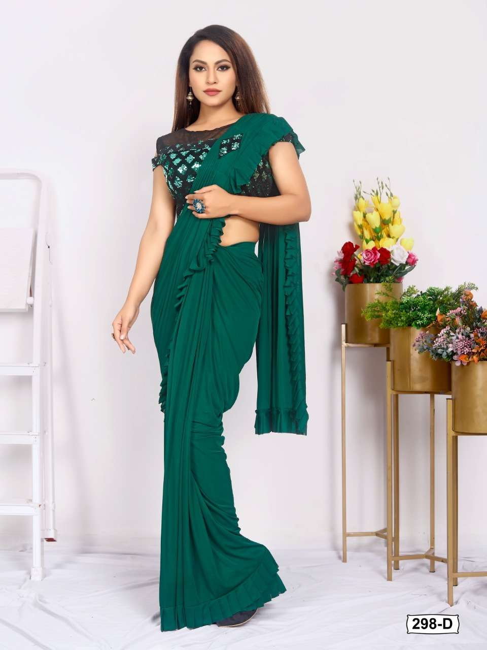 MEHEK 298 SERIES DESIGNER IMPORTED SILK LYCRA SAREES 