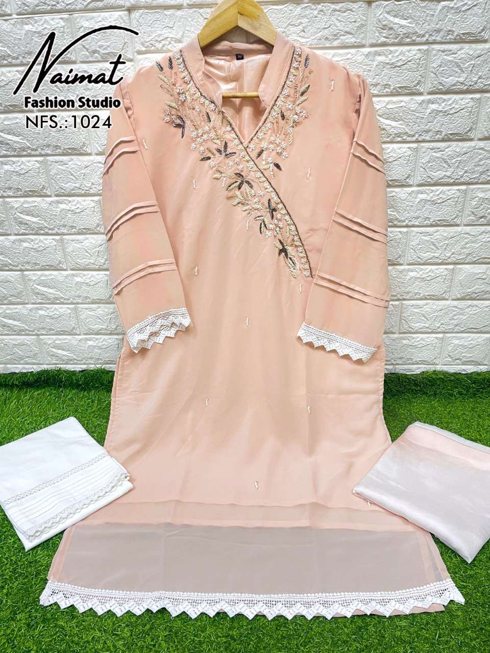 naimat fashion studio nfs 1024 pure georgette readymade suit 