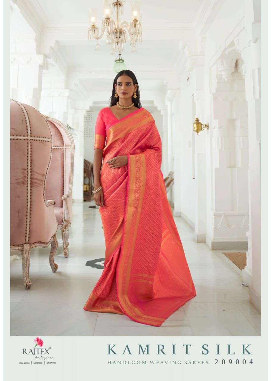 Rajtex kamrit silk series 209001-209006 handloom weaving sarees