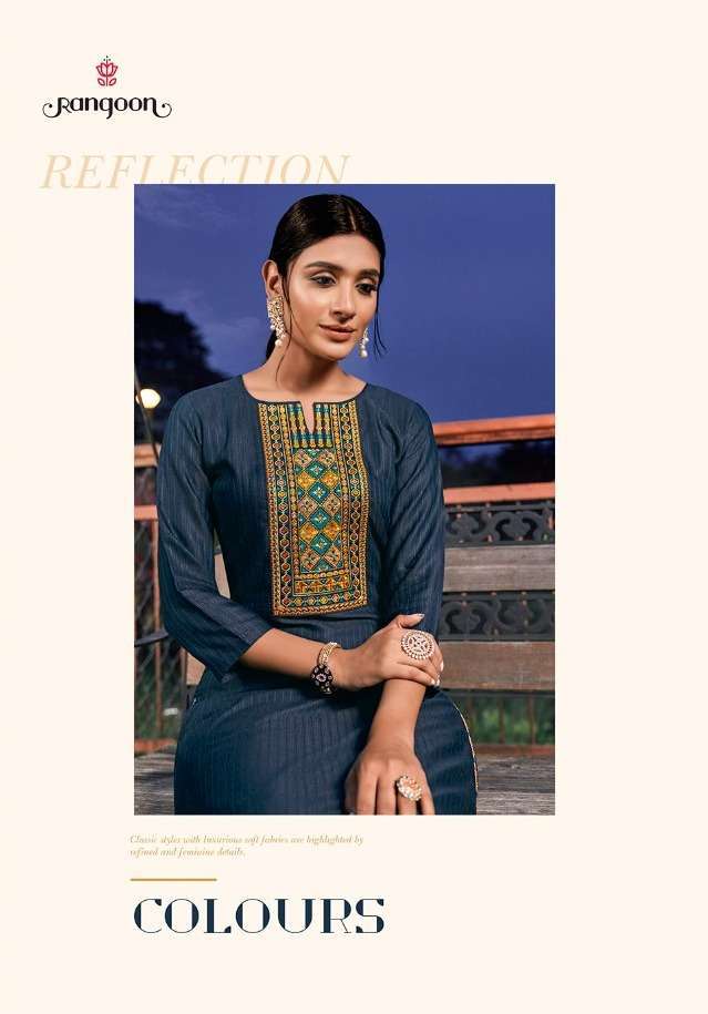 rangoon colours series 3361-3368 Fancy lining Silk With Value Addition Work kurti