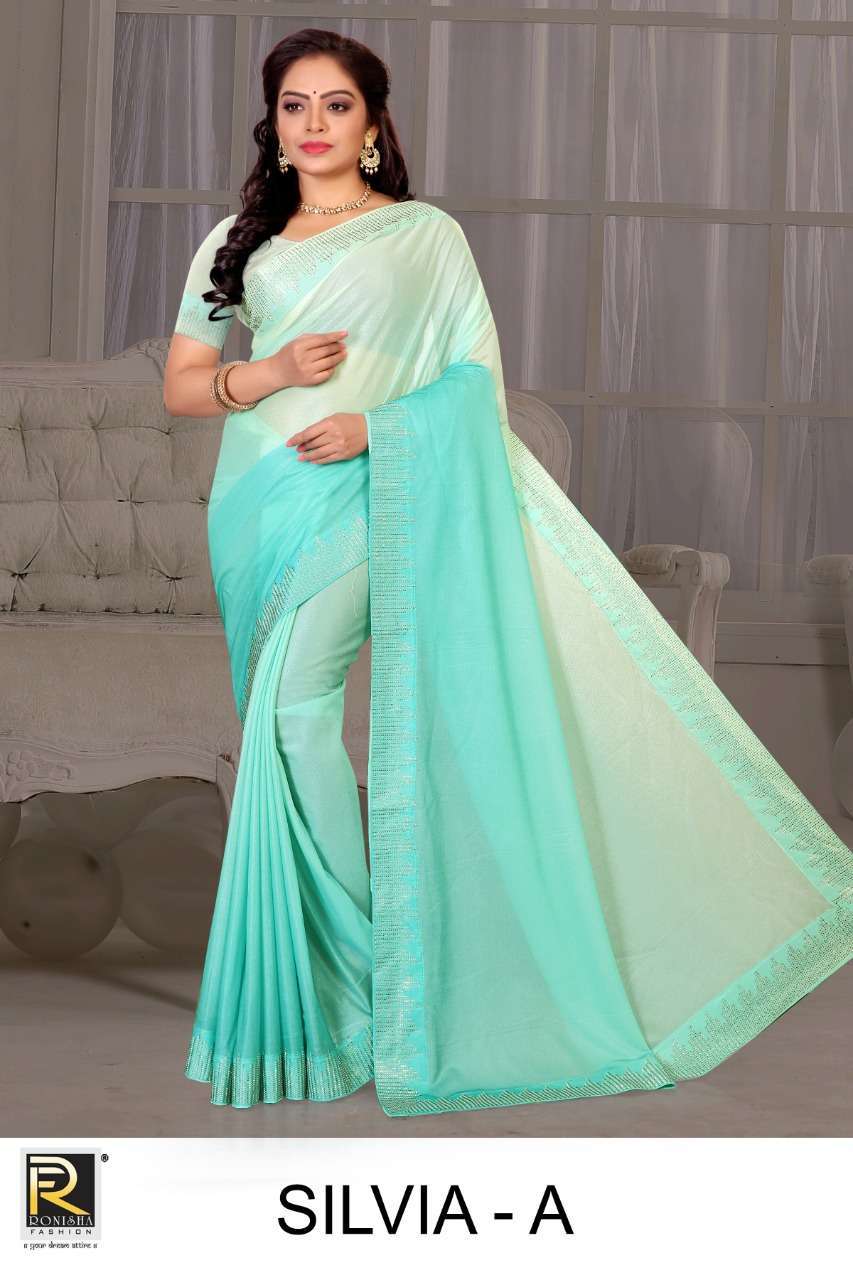 Ranjna sarees silvia lycra saree collection 