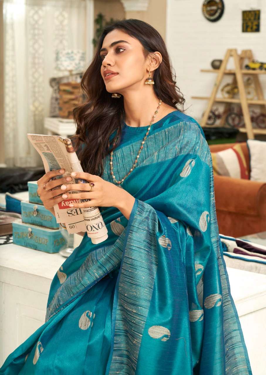 revanta simran series 10001-10005 bhagalpuri silk saree