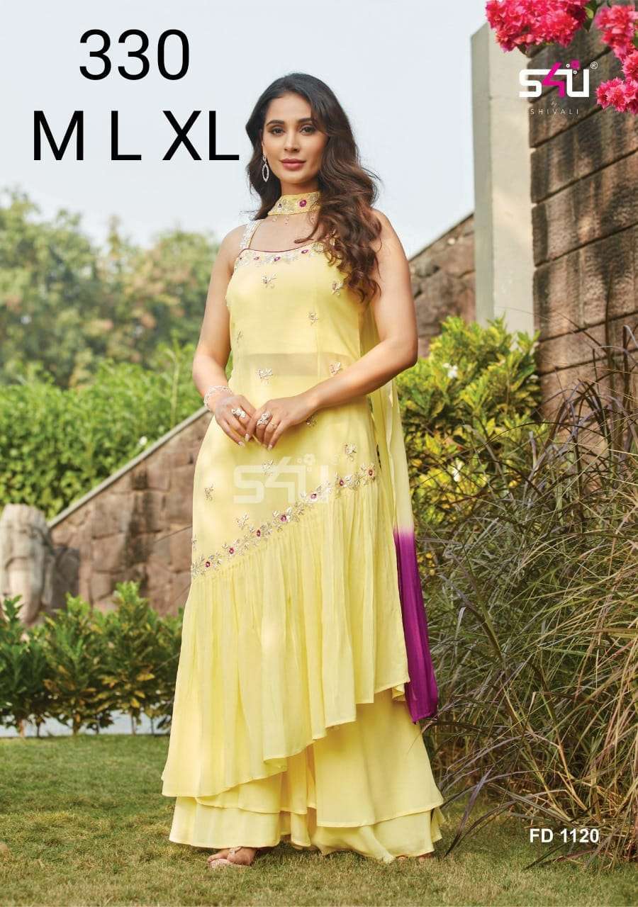 s4u 330 exclusive long dresses supplier in surat market