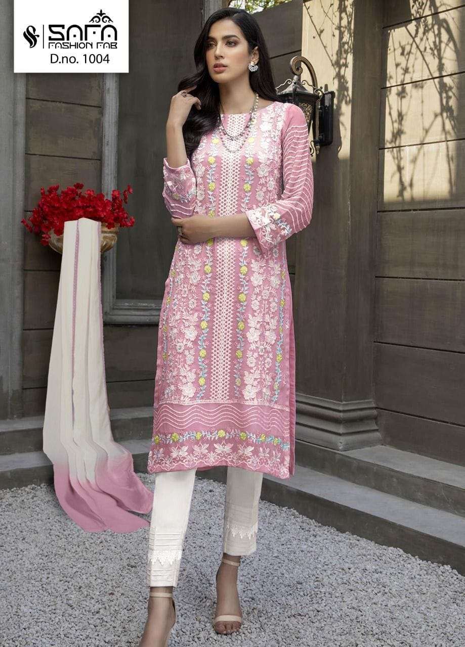 safa fashion sf 1004 Pure Georgette readymade suit 