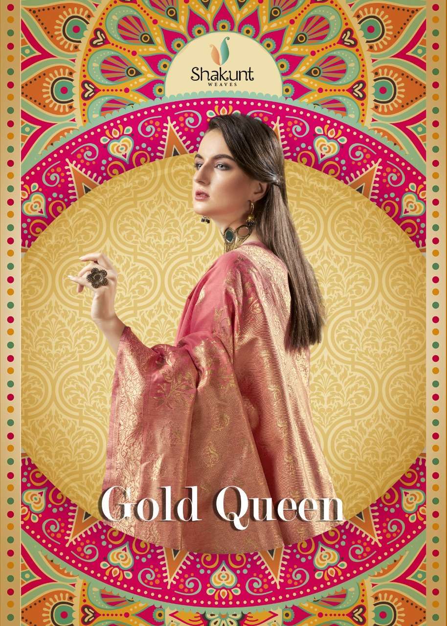 shakunt gold queen series 13751-13754 cotton saree