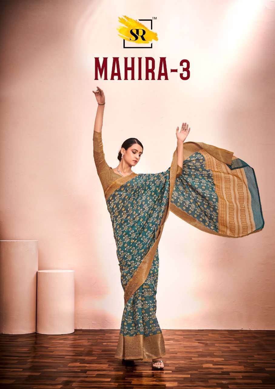 sr mahira vol 3 series 1021-1030 Pure Handlooms Maheshwari Antique Kanchi Border saree