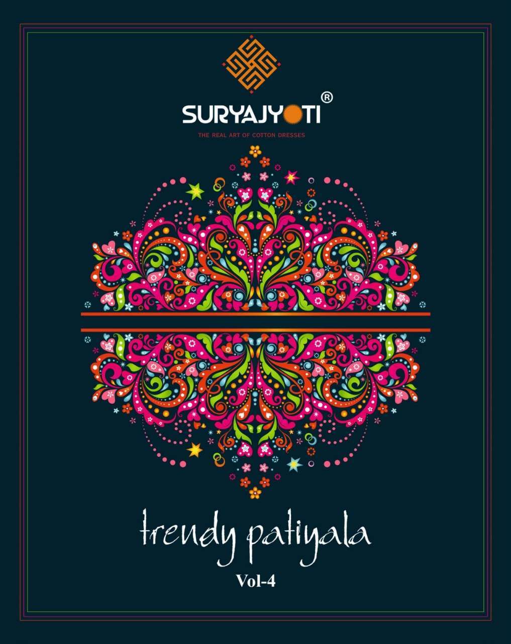 Suryajyoti trendy patiala vol-4 series 4001-4030 cotton suit 