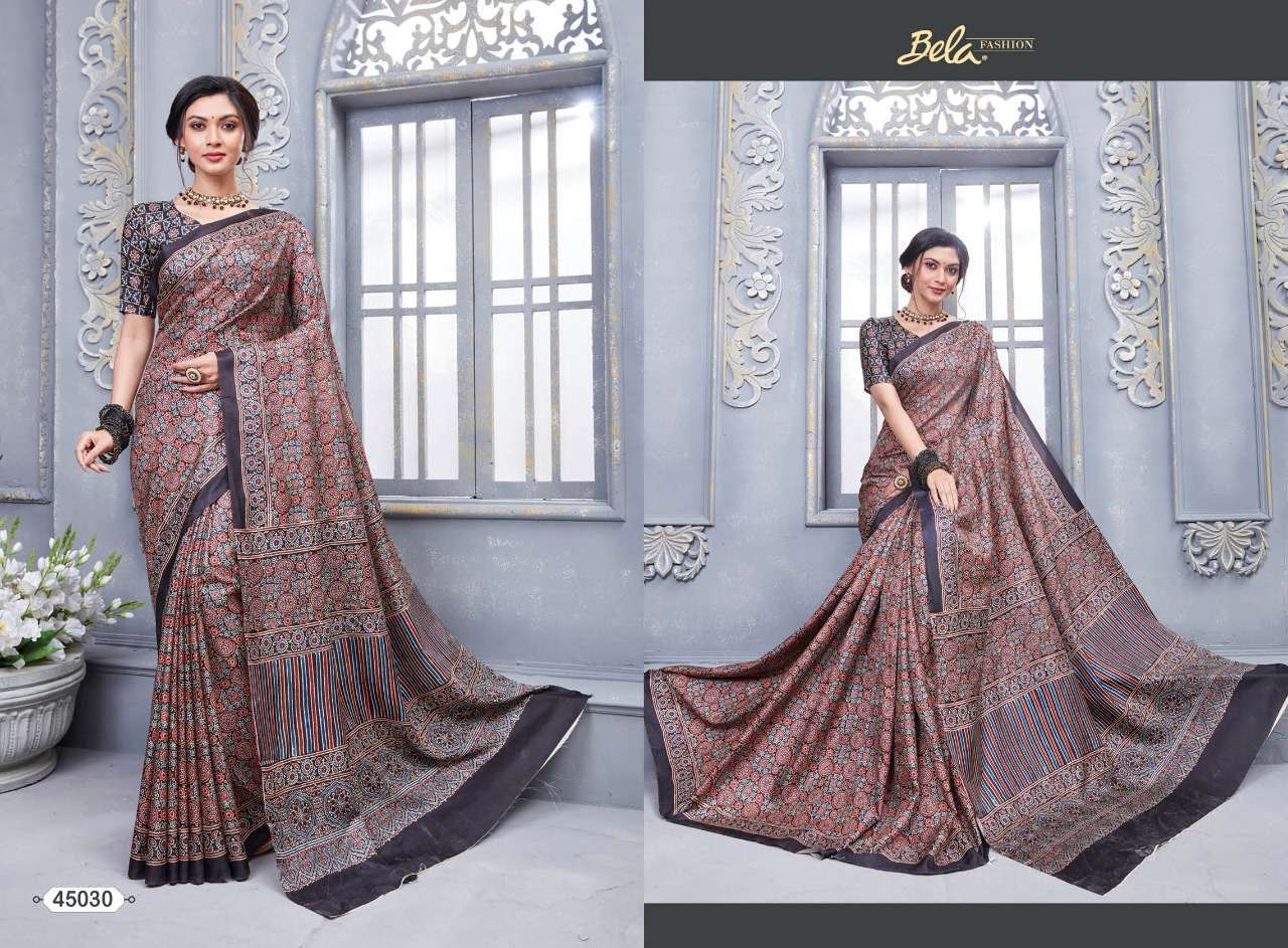 TULSI VOL 3 BY BELA FASHION MANIPURI SILK DIGITAL PRINTED SAREE