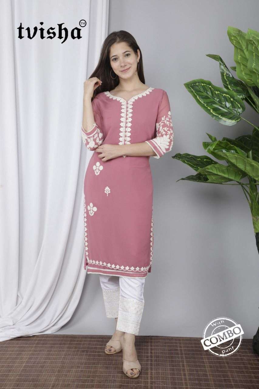 TVISHA AAFREEN 2.0 DESIGNER GEORGETTE KURTI 