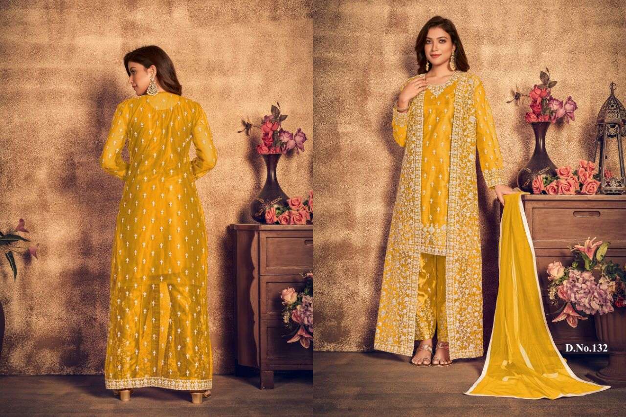 VAANI VOL-13 DESIGNER NET SUIT 