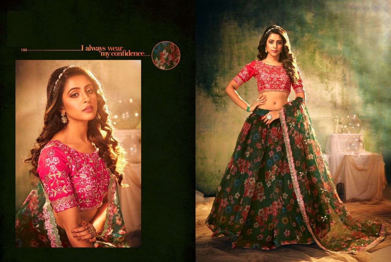 VIHANA DESIGNER PREMIUM NET LEHENGA 