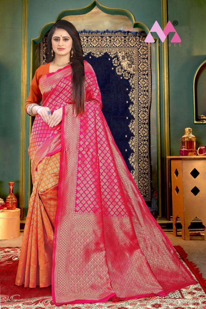 Viyara sarees banarasi silk saree with banarasi silk blouse 