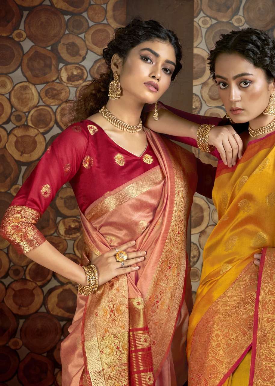 YANSHIKA BY SHAKUNT COTTON WEAVING FANCY SAREE WHOLESALER