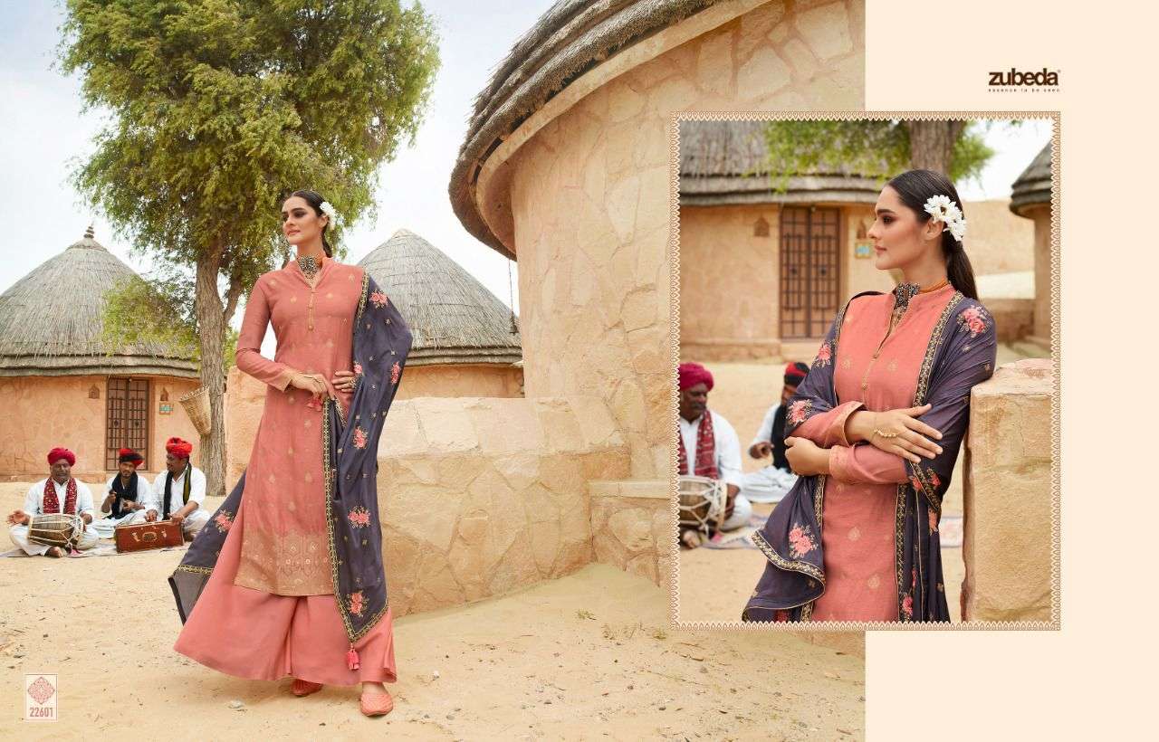 ZUBEDA INARA DESIGNER DOLA JACQUARD SUITs 