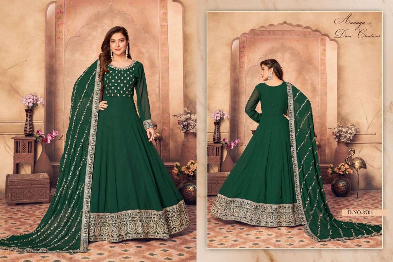 aanaya vol-137 series 3701-3704 faux georgette suit 