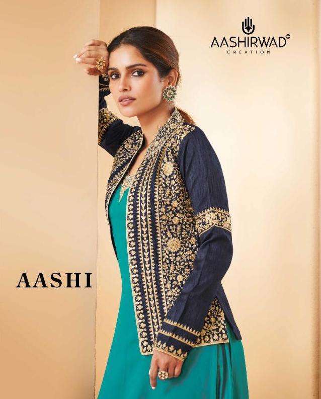 aashirwad aashi series 8530-8535 real georgette suit 