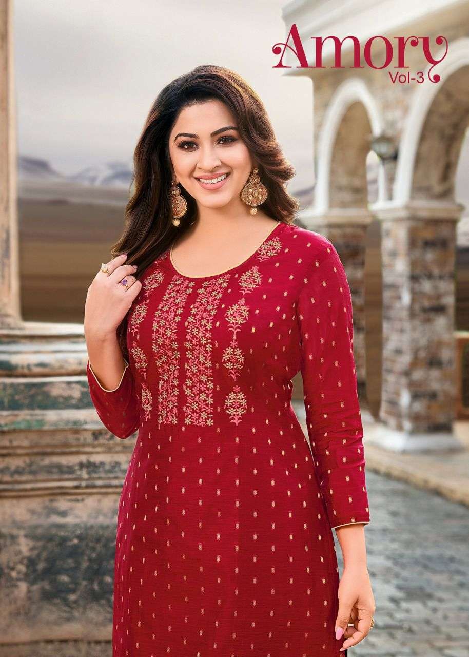 artio amory vol 3 series 25000-25009 modal silk kurti 