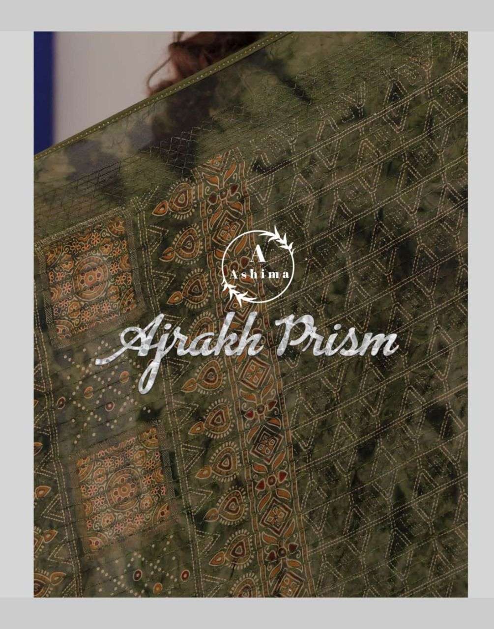 ashima ajrakh prism series 1101-1108 Georgette sequence saree