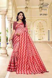 Aura imara series 27601-27606 chandani cotton saree