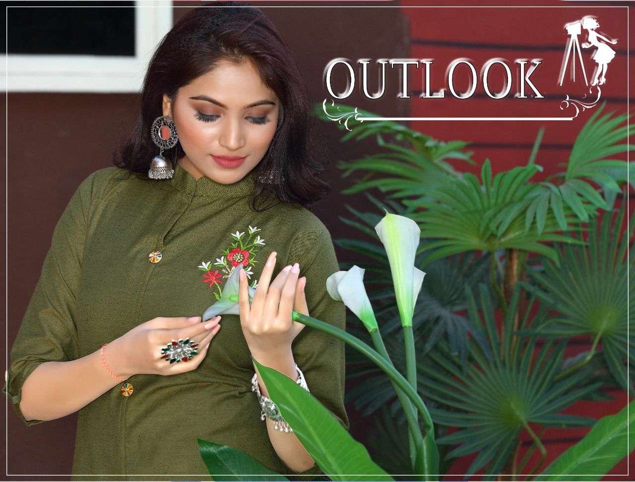 Beauty Queen Outlook series 3011-3016 14 kg cross rayon kurti