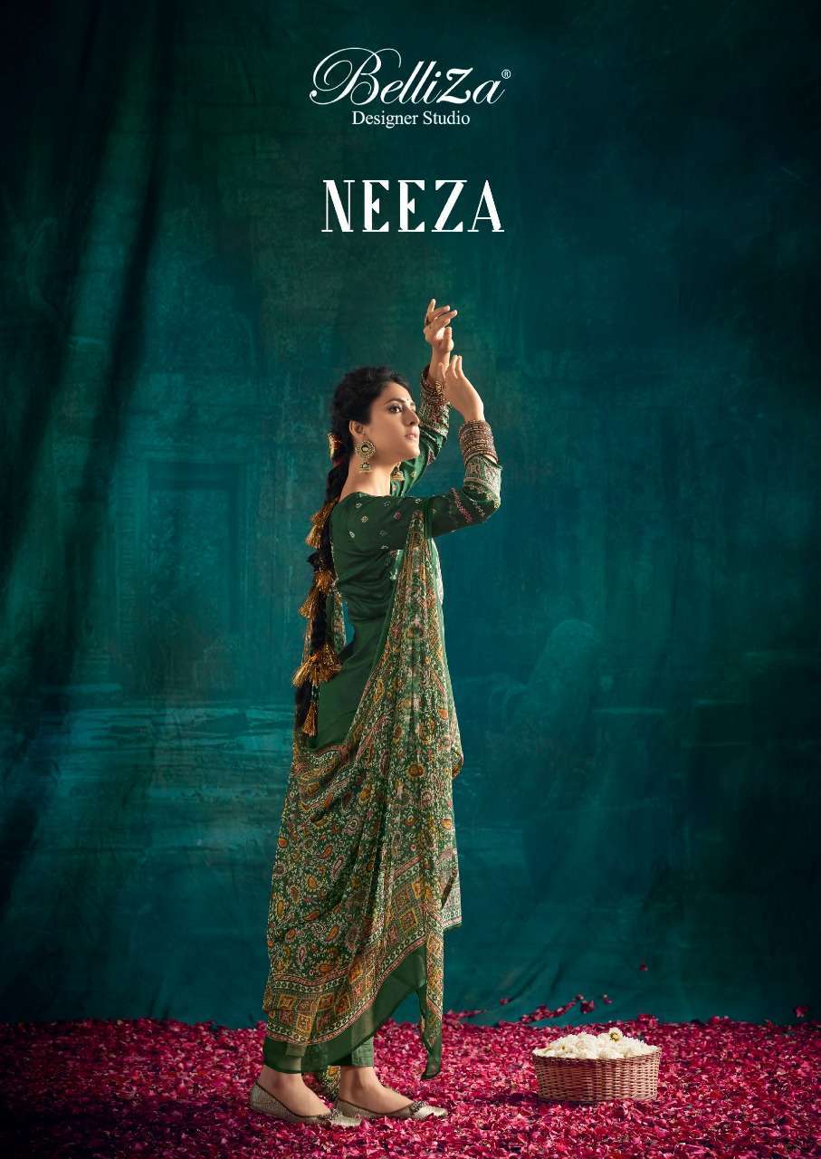 belliza neeza series 595001-595010 Pure Heavy Jam Cotton suit