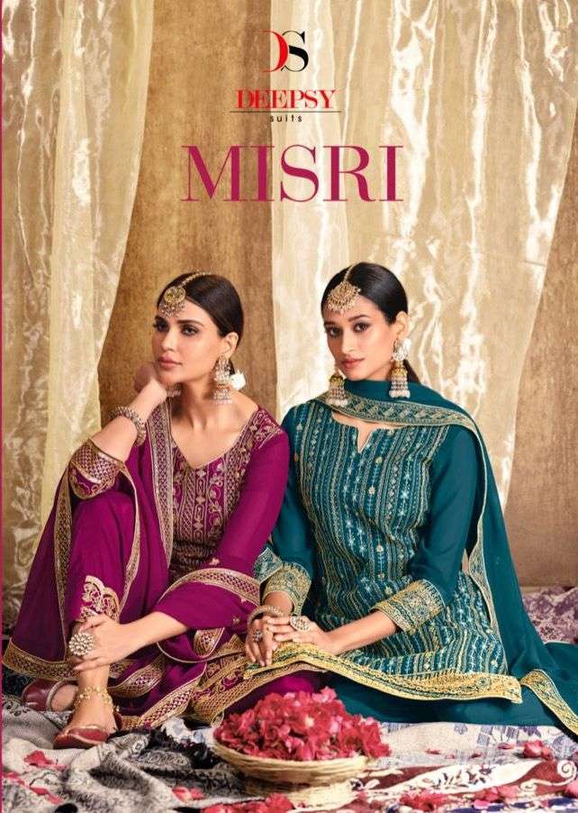 deepsy suits misri series 13501-13505 real georgette suit 