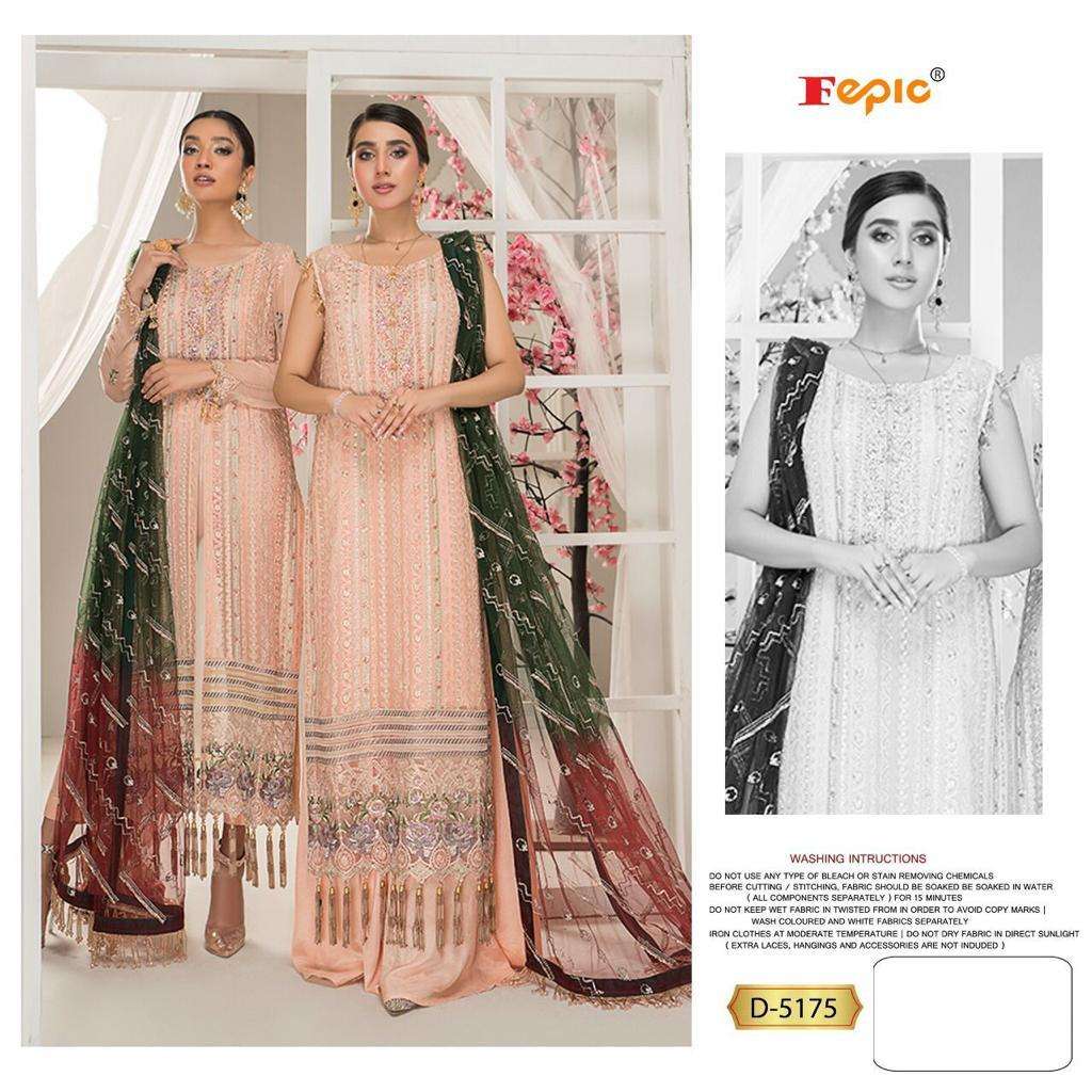 FEPIC D-5175 DESIGNER GEORGETTE SUIT 