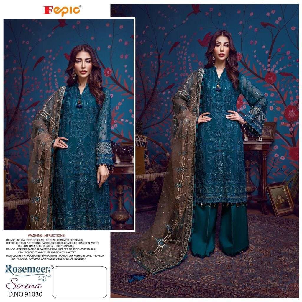 FEPIC ROSEMEEN 91030 DESIGNER GEORGETTE SUIT 