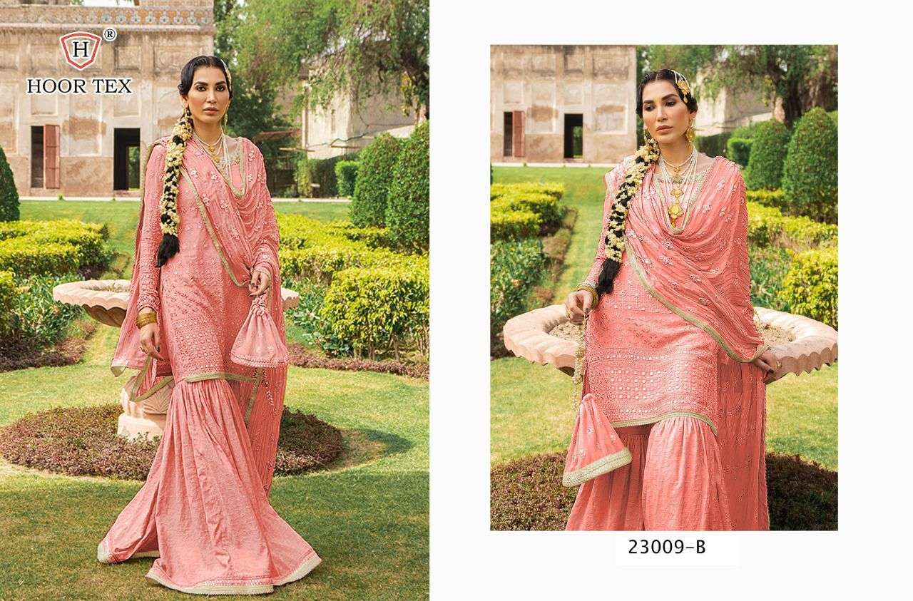 HOOR TEX 23009 DESIGNER GEORGETTE SUIT 