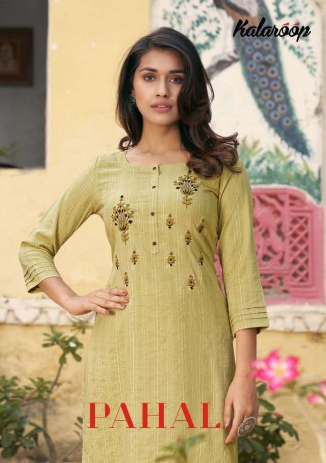 kalaroop pahal series 12999-13004 Fancy lining silk kurti