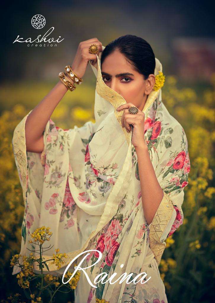 KASHVI RAINA DESIGNER GEORGETTE SAREE 